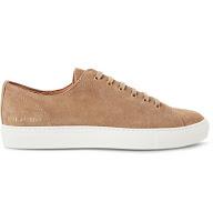 Sandy Sneaks, Anytime:  Common Projects Tournament Washed Suede Sneakers
