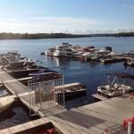 Ontario - Peterborough and the Kawarthas - Lantern Restaurant & Grill - McCracken's Landing on Stoney Lake where boats dock to reach restaurant 3
