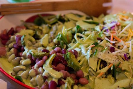 Southwest Salad with Avocado Dressing (2 of 2)