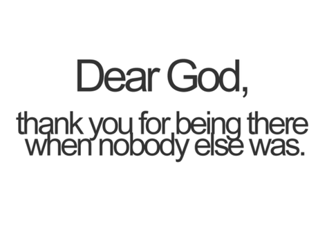 Dear God,