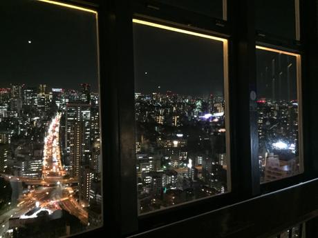 Take the elevator to the first observation deck of Tokyo Tower at night