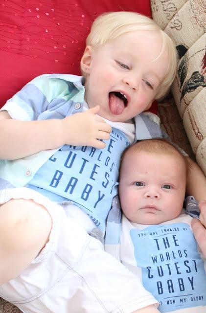Siblings in July