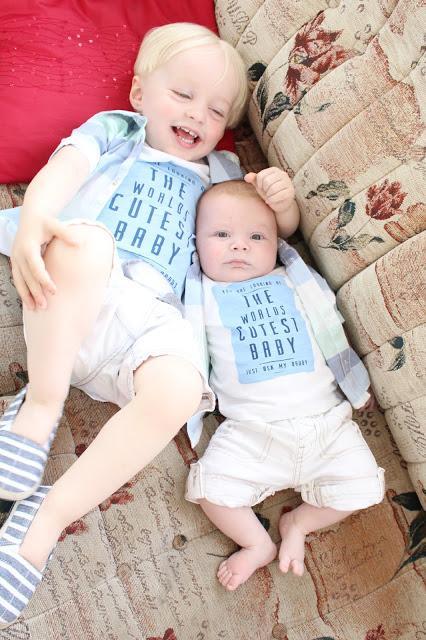 Siblings in July