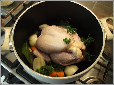 Poached Chicken with Broad Bean sauce