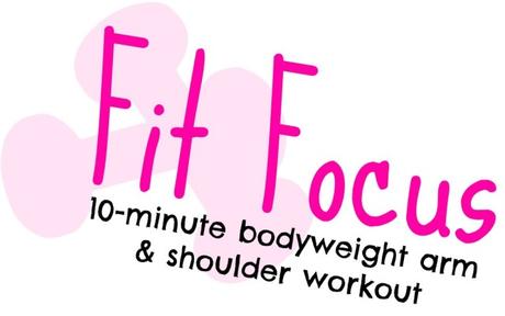 10-minute bodyweight arm + shoulder workout via @FitfulFocus