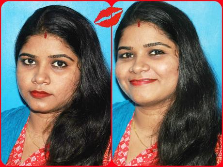 Oriflame The ONE Matte Lipstick Red Seduction Review and LOTD