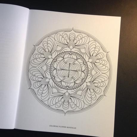 Coloring Flower Mandalas: 30 Hand Drawn Designs for Mindful Relaxation by Wendy Piersall