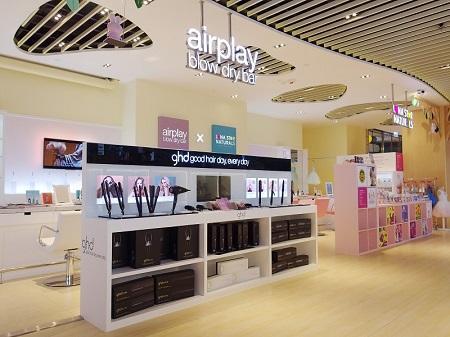 ghd partners with airplay blow dry bar as its preferred partner