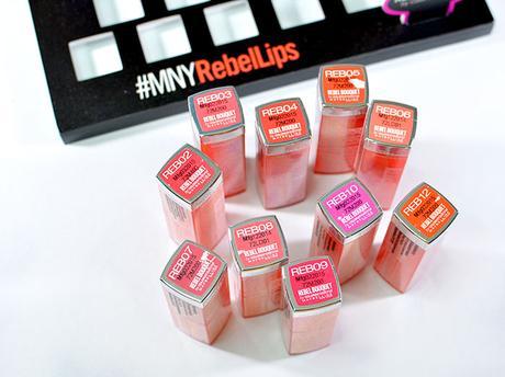 3 Maybelline Rebel Bouquet by ColorSensational Lipsticks - Swatches Rebel Lips - Gen-zel.com (c)
