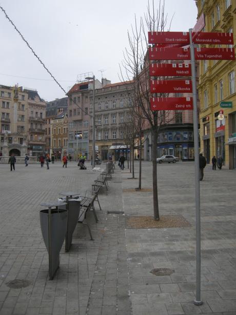 Freedom Square (Náměstí Svobody), Brno, Czech Republic - Interface between public and shared space