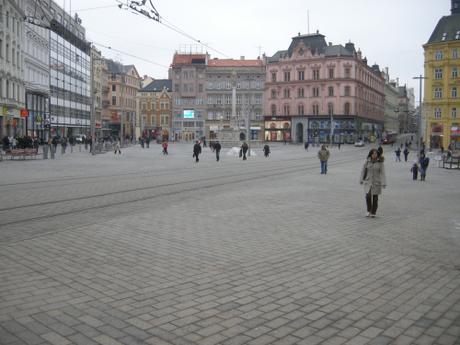 Freedom Square (Náměstí Svobody), Brno, Czech Republic - Overview of square
