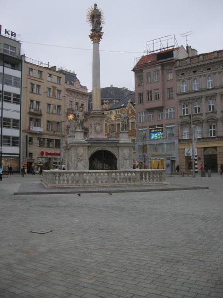 Freedom Square (Náměstí Svobody), Brno, Czech Republic - Monument to the Plague