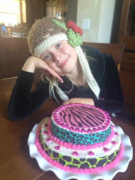 DIY HOT PINK and BLACK ZEBRA STRIPED Birthday Cake!