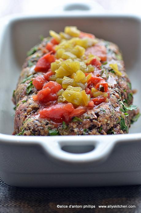 elk meatloaf & green chiles