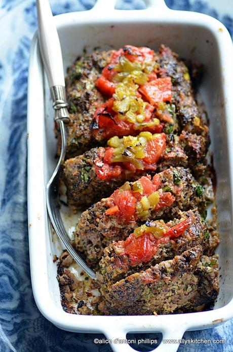 elk meatloaf & green chiles