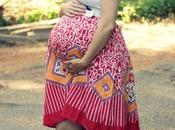 Maternity Style: Circle Skirt, Tank Top, T-strap Shoes