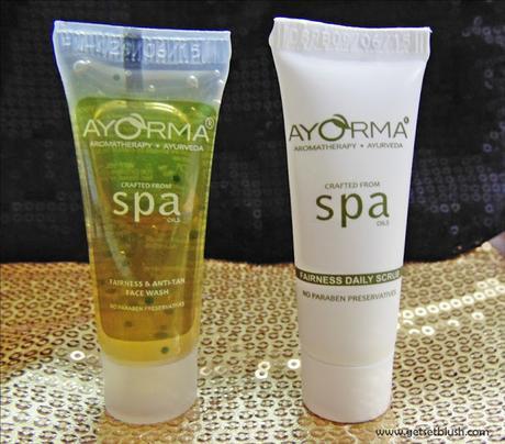 Ayorma Spa Daily Scrub & Face Wash in Fab Bag July 2015