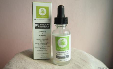 OZ Naturals Hyaluronic Acid Serum Review | Sponsored