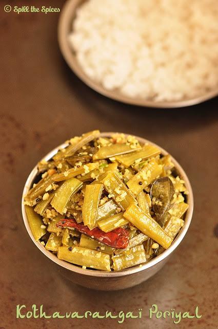 Kothavarangai Poriyal | Cluster Beans Stir Fry