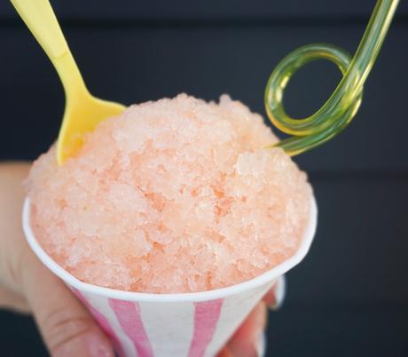 Honey Grapefruit Sno Cone Recipe | Francois et Moi