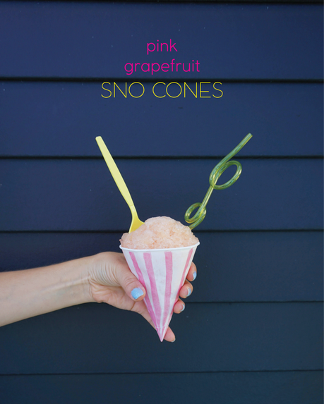 Pink Grapefruit Sno Cones | Francois et Moi