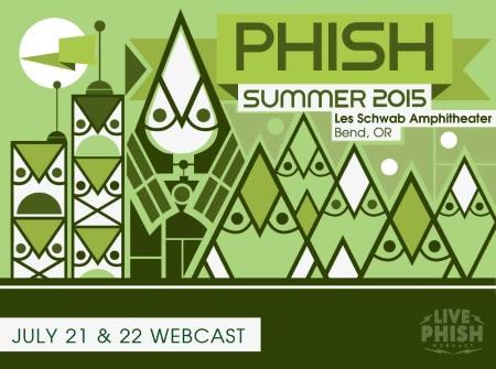 Phish: Live Webcasts of the Bend, OR shows (July 21-22)