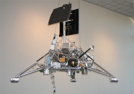 Surveyor lander on display at the National Air And Space Museum