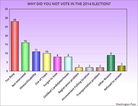 Too Busy To Vote? I Don't Believe That Is True!