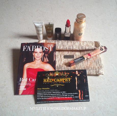 FAB BAG July 2015 - Red Carpet Edition Review