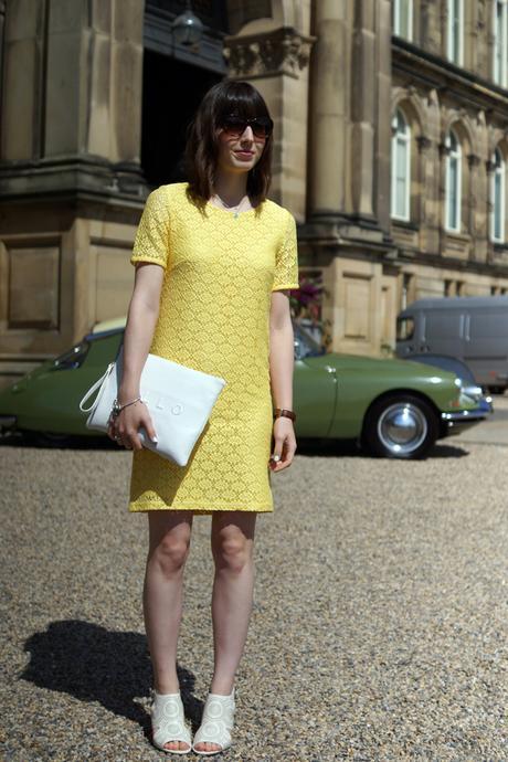 Hello Freckles Yellow Dress Bowes Museum Outfit