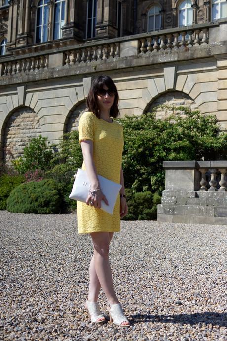 Hello Freckles Yellow Dress Bowes Museum Outfit