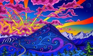 trippy psychedelic background wallpaper 5