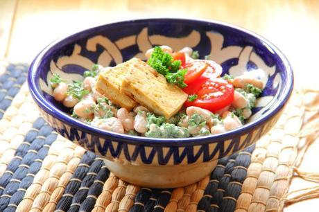 Turkish Antalyan Bean Salad | Vegan