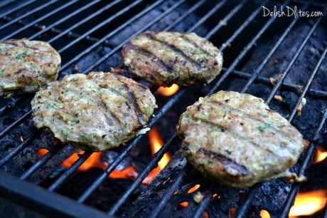 Spicy Turkey Zucchini Burgers