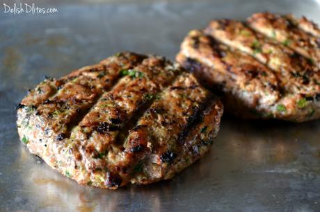 Spicy Turkey Zucchini Burgers