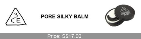 3CE pore silky balm