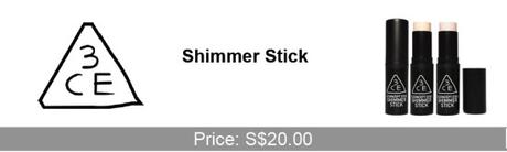 3CE shimmer stick