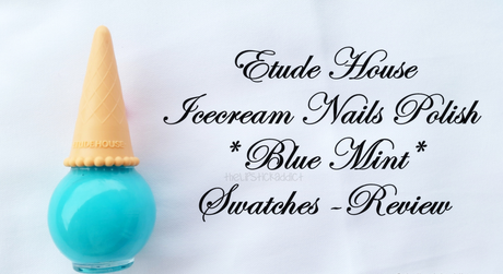 Etude House IceCream Nails Polish in Blue Mint 