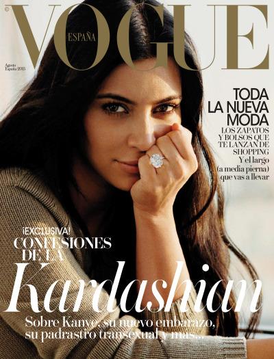 Kim Kardashian West Covers Vogue Spain