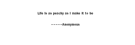 How Peachy Do You Want Life To Be For You