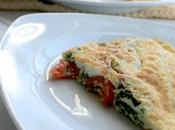 Spinach Tomato White Omelet