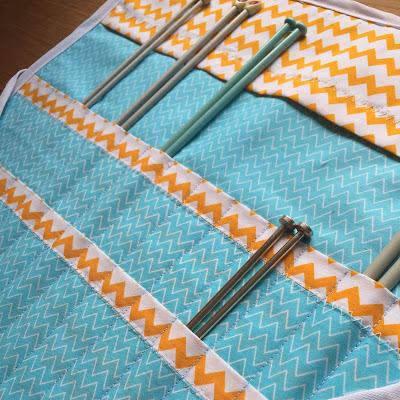 needle case wrap sewing kit