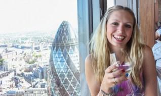 the little backpacker at duck and waffle
