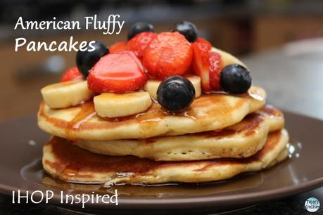IHOP Inspired Fluffy American Pancakes