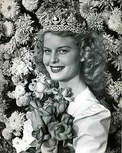 Maybelline's 1947 Queen of the Tournament of Roses, Norma Christopher, a real California Girl.