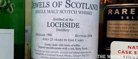 1981 Lochside 23 year Jewels Of Scotland Label