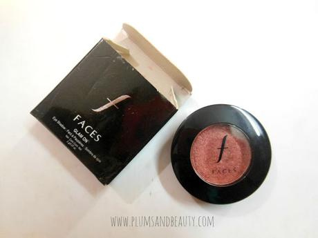 Faces Glam On Eye Shadow Mono Ruby Quartz : Review, Swatch, EOTD