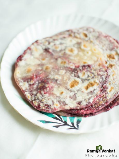 beetroot poli recipe - indian  beetroot recipes