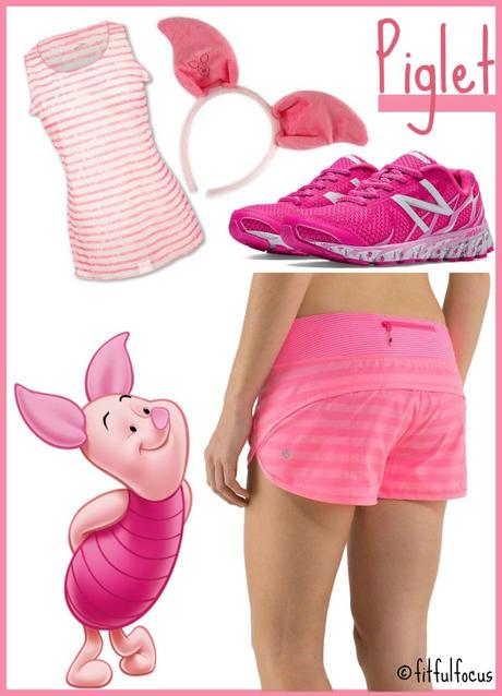 Winnie the Pooh, Piglet, RunDisney, Running Costume