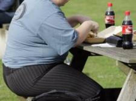 obese man